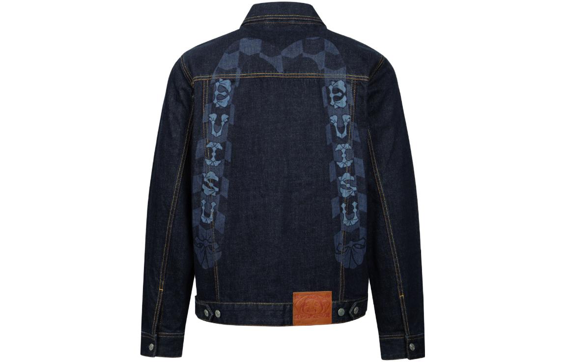 Lookbook EVISU Chaqueta Vaquera Azul Clásica AW23 Logo Grande M Patrón Denim 2EAHTM3DJ1014XXCT