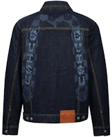 Lookbook EVISU AW23 Denim Jacket Classic Fit Big M Logo Pattern Blue 2EAHTM3DJ1014XXCT