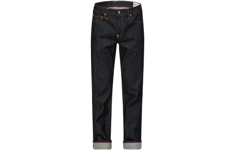 EVISU AW23  Fukujin Seagull Denim Jeans in Blue 2EAHTM3JE704410CS