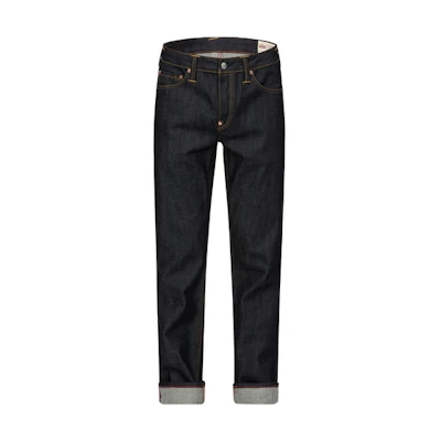 EVISU AW23 Fukujin Seagull Denim Jeans in Blue 2EAHTM3JE704410CS