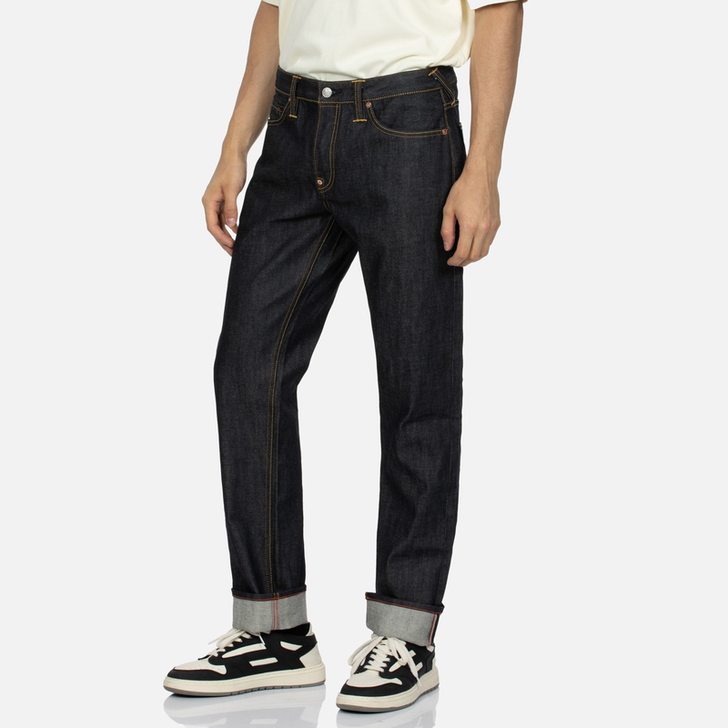 EVISU AW23  Fukujin Seagull Denim Jeans in Blue 2EAHTM3JE704410CS 圖 4