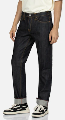 EVISU AW23 Fukujin Seagull Denim Jeans in Blue 2EAHTM3JE704410CS Shop EVISU AW23 Fukujin Seagull Denim Jeans in Blue 2EAHTM3JE704410CS