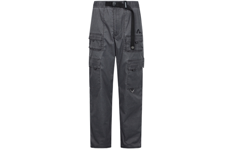 Lookbook EVISU AW23 灰色海鷗刺繡休閒長褲 2EAGNM3PO5133RXPS