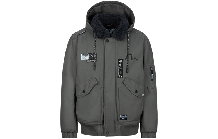 Order 에비수 AW23 그레이 갈매기 로고 자수 와이드 핏 봄버 자켓 2EAGNM3JK5127RXCQ