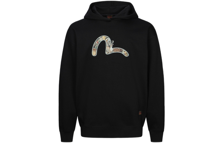 Order 에비수 AW23 럭키 디어 & 보물 그래픽 후디, 오버사이즈 핏. 2EAHTM3SW7069LFCN