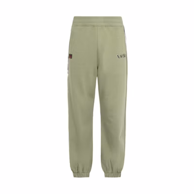 EVISU AW23 Joggers with Koi Print and Board Mist Design. 2EAHTM3SP1949STCT