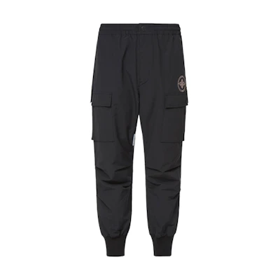 EVISU AW23 Logo Pocket Jogger Pants Casual Wear Black 2EAGNM3PP1933BGNX