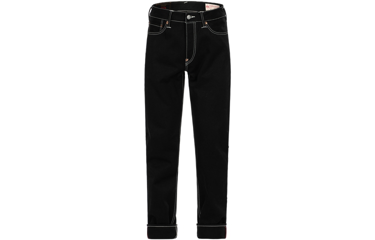 Lookbook EVISU AW23 多口袋修身錐形黑色牛仔褲 2EAHTM3JE106017CT