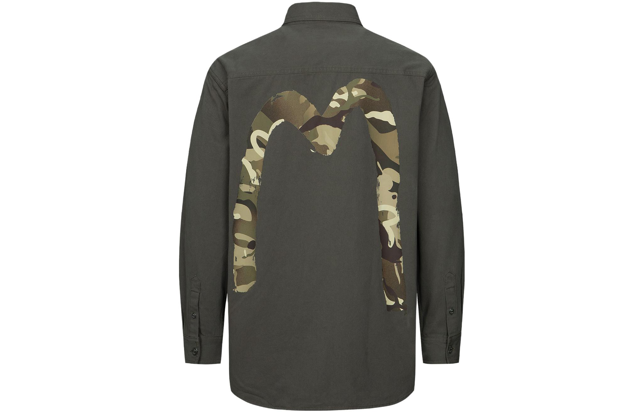 Purchase EVISU AW23 Kemeja Oversized Camouflage Brushstroke M Print Kasual. 2EAHTM3SL8014RXCT