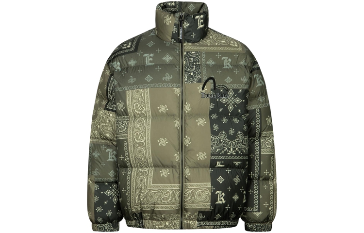EVISU AW23  Paisley Print Puffer Jacket Casual Outerwear 2EAGNM3NJ5100RXPL 圖 7