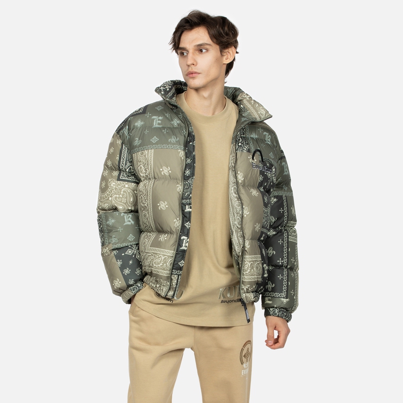 EVISU AW23  Paisley Print Puffer Jacket Casual Outerwear 2EAGNM3NJ5100RXPL 圖 9