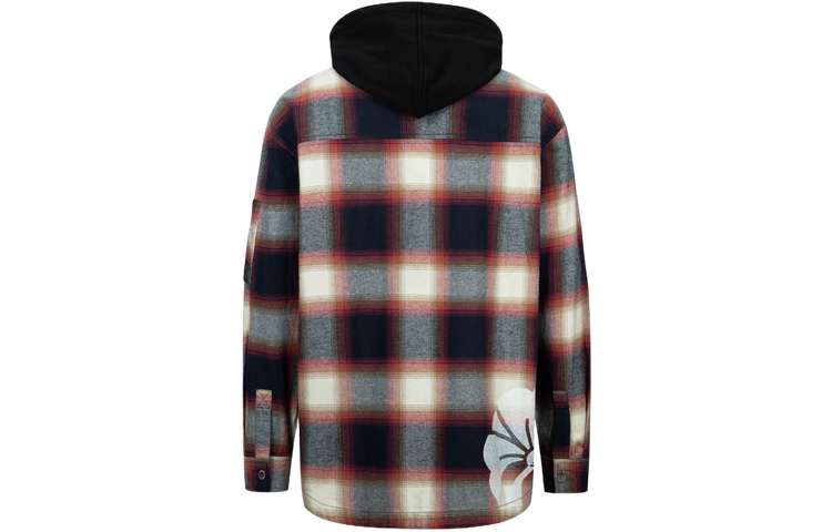 EVISU AW23  Plaid Floral Print Casual Shirt Jacket. 2EAHTM3SL8018LFCT 圖 3