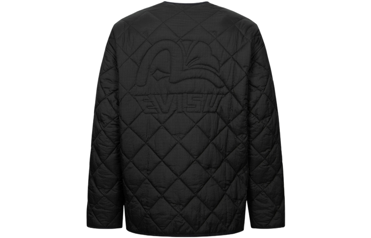 EVISU AW23  Seagull Logo Slim Fit V-Neck Single-Breasted Jacket 2EAHTM3JK7018LFNQ 圖 7