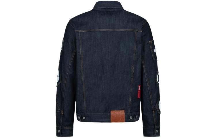 EVISU AW23  Seagull Print Denim Jacket Blue 2EAHTM3DJ7004RXCX 圖 3