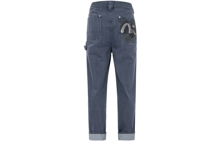 Lookbook EVISU AW23 Celana Slim Fit Seagull Print Dark Charcoal 2EAGNM3JE5908FFCT