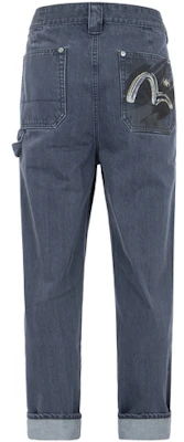 EVISU AW23 Celana Slim Fit Seagull Print Dark Charcoal 2EAGNM3JE5908FFCT Lookbook EVISU AW23 Celana Slim Fit Seagull Print Dark Charcoal 2EAGNM3JE5908FFCT