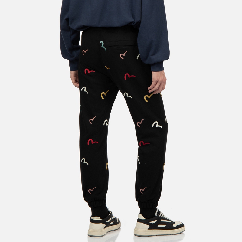Purchase EVISU AW23 海鷗刺繡圖案滿版設計運動褲 2EAHTM2SP314STCT