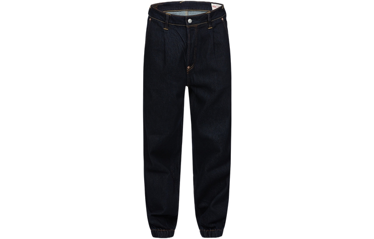 EVISU AW23  Tapered Straight Jeans with Big M Logo - Denim Blue 2EAHTM3JO1071FFDN 圖 3