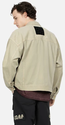 EVISU AW23 Washed Grey Green Logo Embroidered Fashion Jacket. 2EAGNM3JK5112FFCT Purchase EVISU AW23 Washed Grey Green Logo Embroidered Fashion Jacket. 2EAGNM3JK5112FFCT