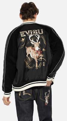 에비수 AW23 요코스카 자켓 럭키 사슴 자수 2EAHTM3JK7016LFPQ Cheap 에비수 AW23 요코스카 자켓 럭키 사슴 자수 2EAHTM3JK7016LFPQ