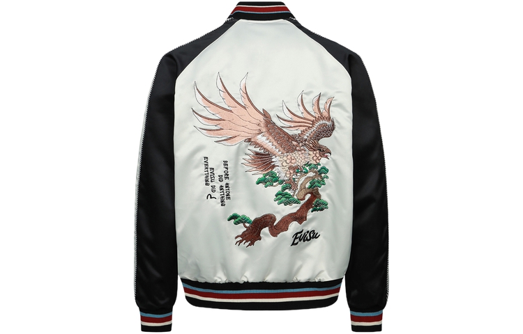 Lookbook 에비수 AW23 요코스카 루즈 자켓 이글 & 로고 자수 멀티컬러 2EAHTM3JK1906LFPL