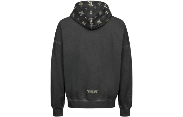 EVISU AW23 Allover Embroidered Washed Oversized Hoodie Unisex 2EAGNM3SW5164OSCT 圖 3