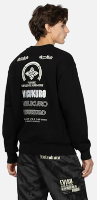 Sudadera Negra EVISU AW23 con Estampado de Letras Multielemento. 2EAGNM3SW5163RXFL Shop Sudadera Negra EVISU AW23 con Estampado de Letras Multielemento. 2EAGNM3SW5163RXFL