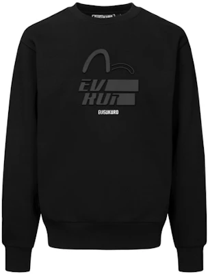 Sudadera Negra EVISU AW23 Logo Gaviota Regular Fit para Hombre. 2EAGNM3SW5051XXFL Order Sudadera Negra EVISU AW23 Logo Gaviota Regular Fit para Hombre. 2EAGNM3SW5051XXFL