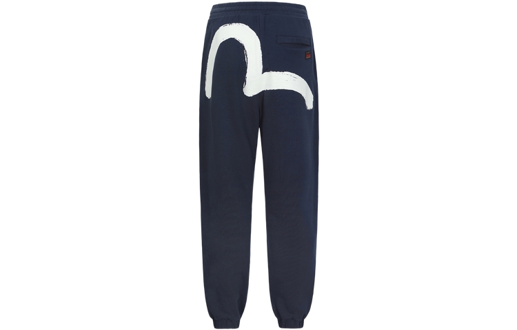 Details for EVISU 秋冬23刷漆紅鷗印花彈性腰圍休閒長褲男款 2EAHTM3SP7074LFCT