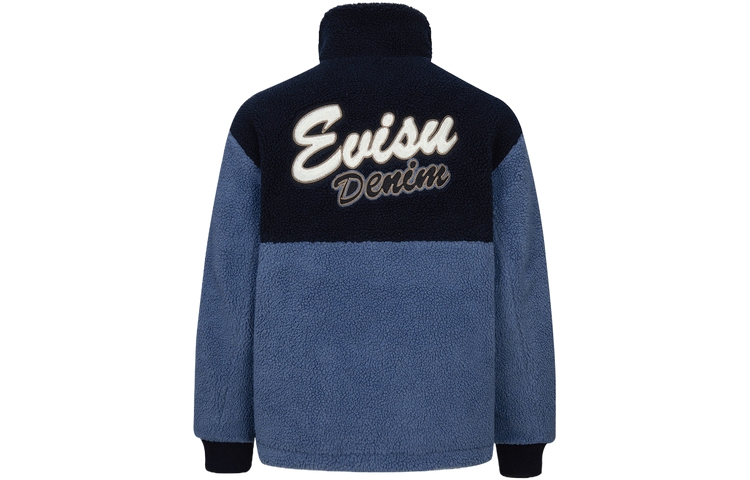 EVISU AW23 Colorblock Reversible Zip Jacket -  Casual Colorful Outerwear 2EAHTM3JK1015RXSQ