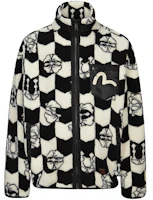 EVISU AW23 Colorful All-Over Logo Jacquard Relaxed Fit Zip Jacket . 2EAHTM3JK1021RXSH EVISU AW23 Colorful All-Over Logo Jacquard Relaxed Fit Zip Jacket . 2EAHTM3JK1021RXSH