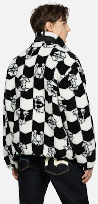 EVISU AW23 彩色满印标志提花宽松版拉链夹克. 2EAHTM3JK1021RXSH Purchase EVISU AW23 彩色满印标志提花宽松版拉链夹克. 2EAHTM3JK1021RXSH
