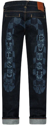 EVISU AW23 Floral Big M Trendy Casual Jeans. 2EAHTM3JE106510CT Order EVISU AW23 Floral Big M Trendy Casual Jeans. 2EAHTM3JE106510CT