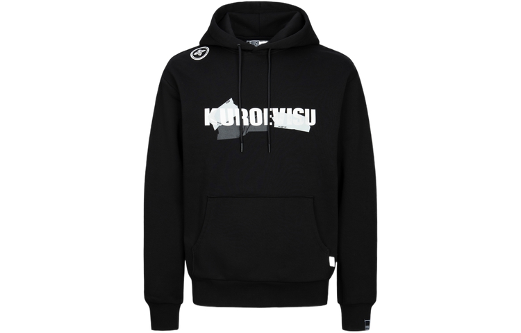 EVISU AW23 Hoodie with Tape Logo Print in Regular Fit 2EAGNM3SW5273XXFL