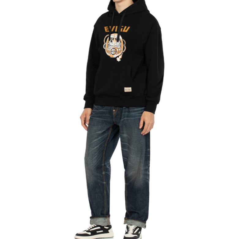 EVISU AW23 Inari Mask Print Relaxed Fit Jeans  Denim Blue 2EAHTM3JE1049RXCT 圖 6