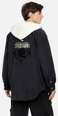 EVISU 秋冬款 汉字刺绣连帽衫 深灰色 2EAGNM3SJ5117LFPS Purchase EVISU 秋冬款 汉字刺绣连帽衫 深灰色 2EAGNM3SJ5117LFPS