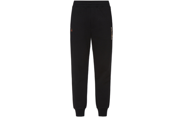 EVISU AW23 Large M Logo Black Sweatpants  Casual Pants. 2EAHTM3SP7902XXCT