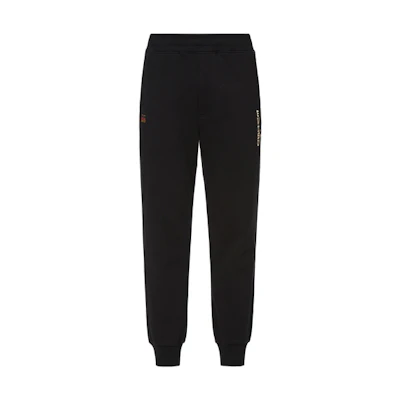 EVISU AW23 Large M Logo Black Sweatpants Casual Pants. 2EAHTM3SP7902XXCT