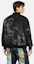 Shop EVISU AW23 Logo & Embroidered Loose Fit MA-1 Padded Jacket Black 2EAHTM3JK7015LFNQ