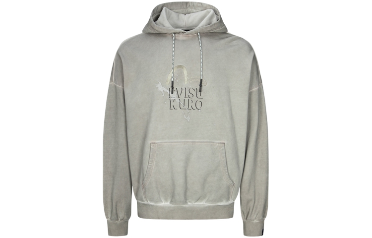 Lookbook EVISU AW23 Logo & Seagull Hoodie Oversized Unisex Coklat Muda Embroidery. 2EAGNM3SW5162OSCT