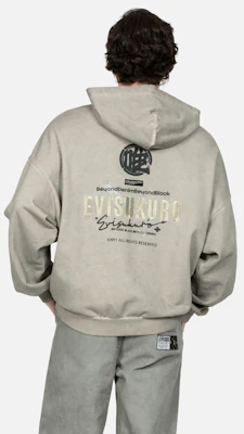 EVISU AW23 Logo & Seagull Hoodie Oversized Unisex Coklat Muda Embroidery. 2EAGNM3SW5162OSCT Shop EVISU AW23 Logo & Seagull Hoodie Oversized Unisex Coklat Muda Embroidery. 2EAGNM3SW5162OSCT