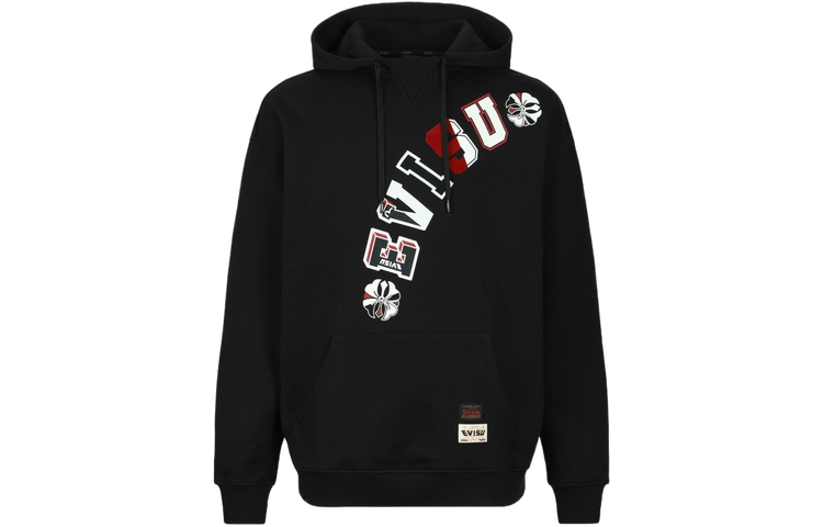 Order Sudadera Negra Unisex EVISU AW23 con Logo Bordado y Diseño Floral. 2EAHTM3SW8046LFCT