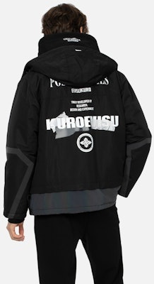 에비수 AW23 로고 프린트 패딩 후드 자켓 블랙 2EAGNM3JK5014XXPQ Shop 에비수 AW23 로고 프린트 패딩 후드 자켓 블랙 2EAGNM3JK5014XXPQ