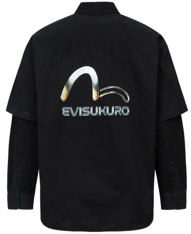 evisu-aw-23-metallic-seagull-logo-print-oxford-shirt-black-menswear-2-eagnm-3-sl-5119-rxct