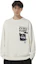 Shop EVISU AW23 Multi-Graphic Oversized Sweatshirt White - Fashion 2EAGNM3SW5152RXCT