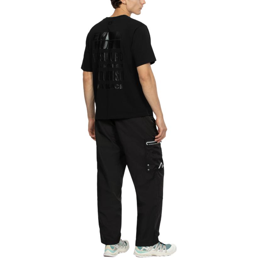 Purchase EVISU AW23 リフレクティブ ジッパー レギュラーフィットパンツ メンズ ブラック 2EAGNM3PP5037XXPL