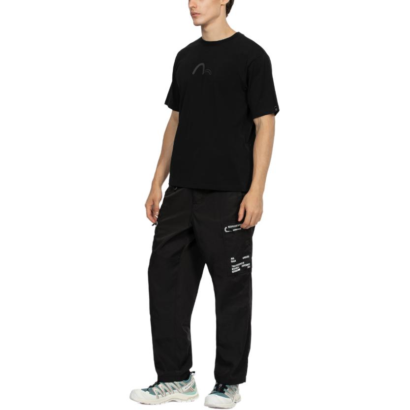 Details for EVISU AW23 リフレクティブ ジッパー レギュラーフィットパンツ メンズ ブラック 2EAGNM3PP5037XXPL