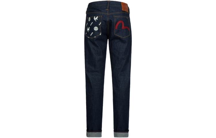 EVISU AW23 Seagull Eagle Pocket Denim Jeans  Blue 2ESHTM3JE16017CT 圖 2