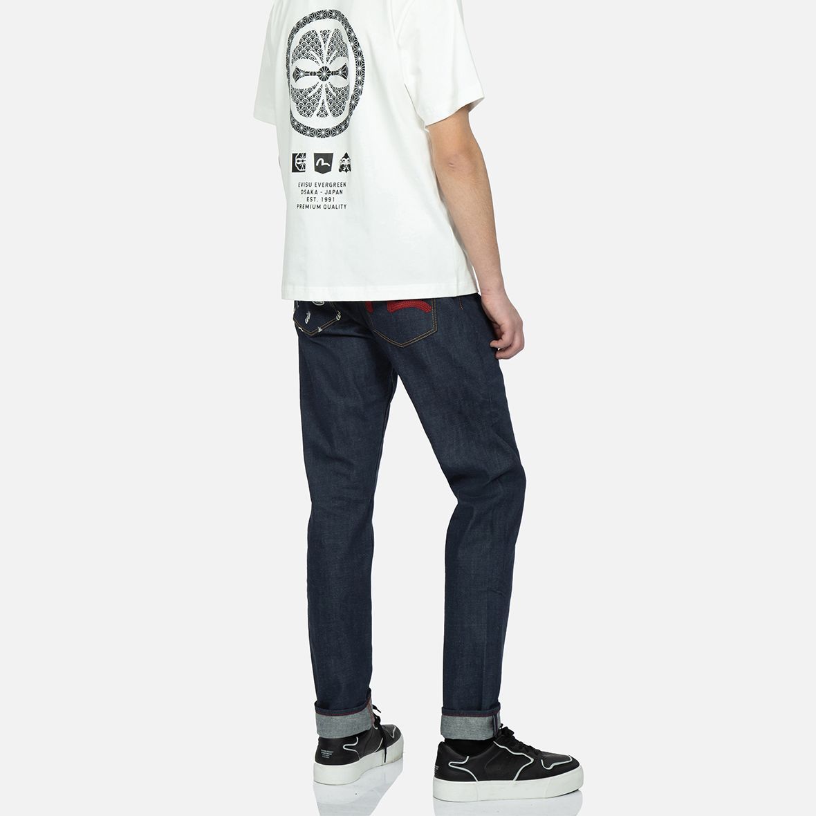 EVISU AW23 Seagull Eagle Pocket Denim Jeans  Blue 2ESHTM3JE16017CT 圖 6