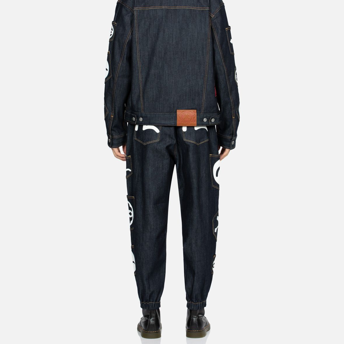 EVISU AW23 Seagull Floral Multi-Pocket  Jeans Denim Blue 2EAHTM3JO7056LFCX 圖 6